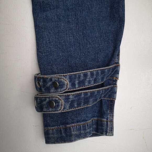 Together Ladies Size 12 Medium Wash Full Zip Fitted at the Waist Jean Jacket - Picture 2 of 10